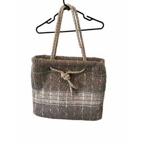 Handwoven Alpaca Wool Blend Hobo Bohemian Large Handbag Bag